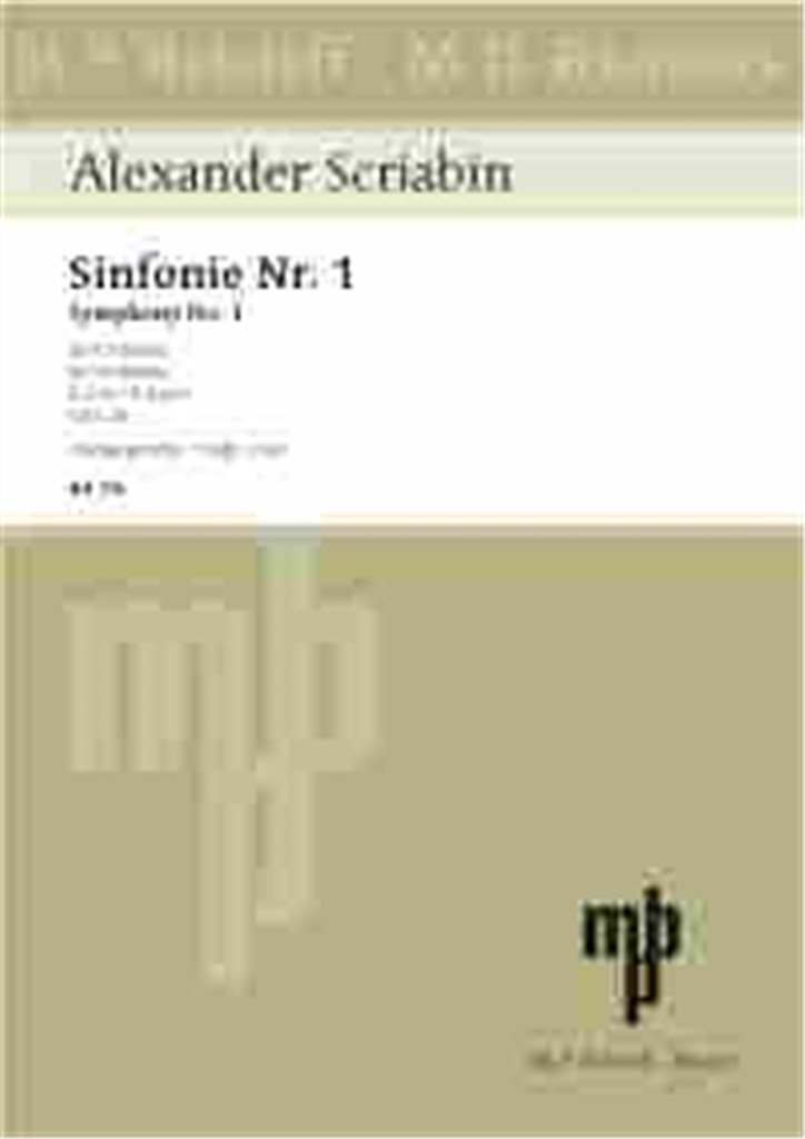 Sinfonie Nr. 1 E-Dur op. 26